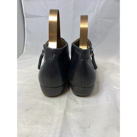 Dansko Boots Womens Fifi Ankle Black Leather Zip Comfort Shoes Size 40 US 9 - Picture 3 of 9